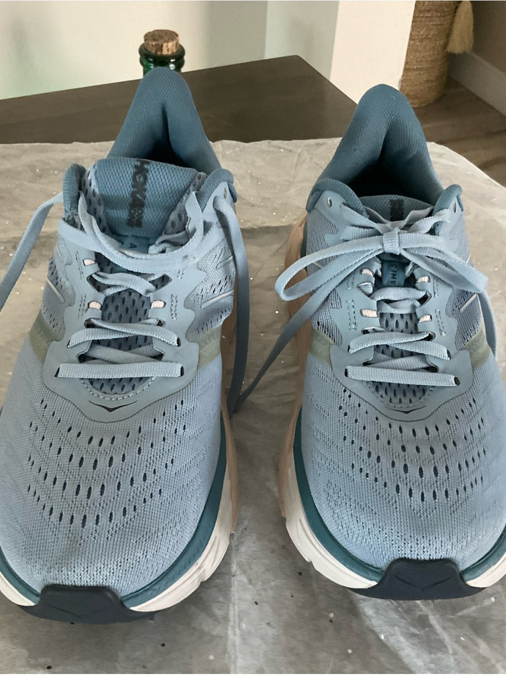 Hoka One One Arahi 5 Blue Fog Running Shoes Women's Size 8.5